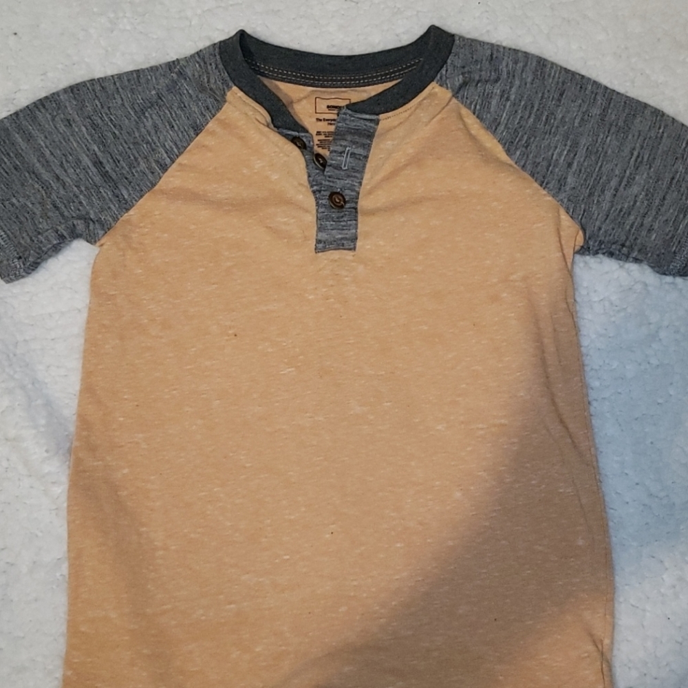 Boys Short Sleeve Henley Tee
